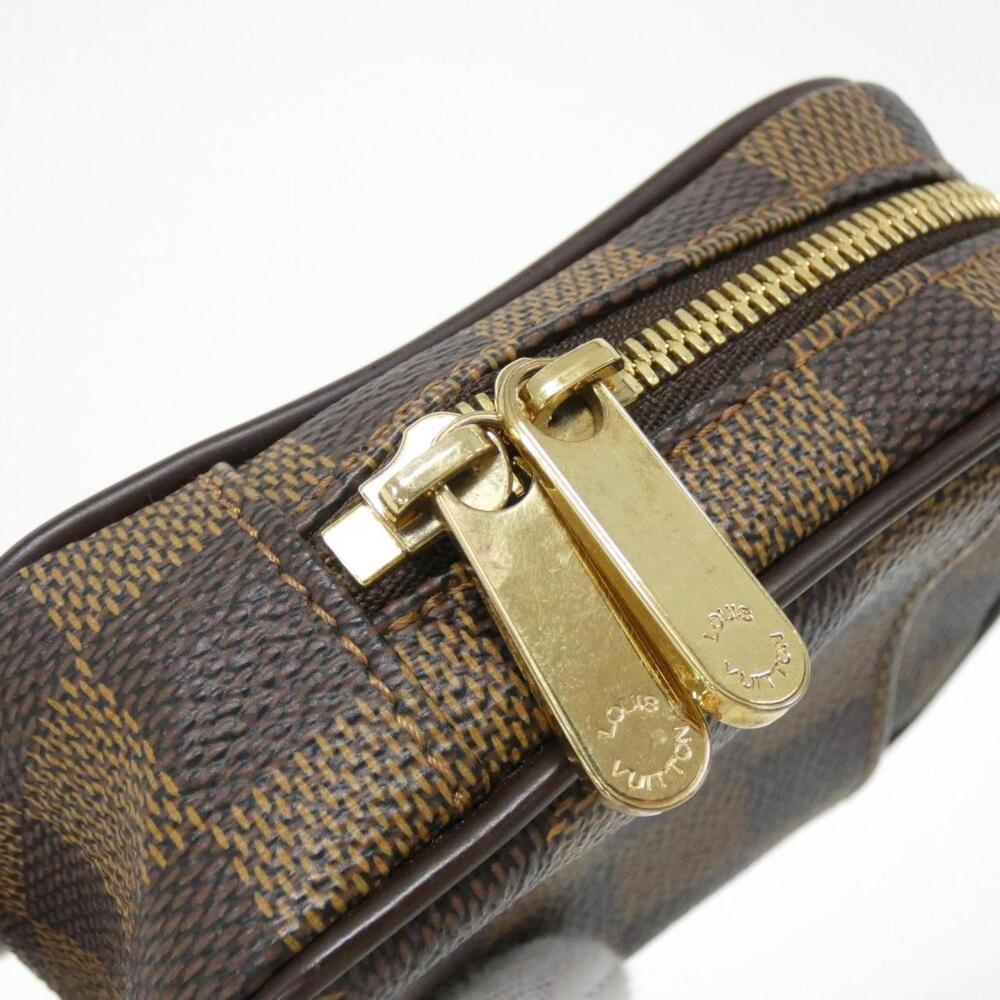 LOUIS VUITTON Brown Damier Pouch - Picture 5 of 8
